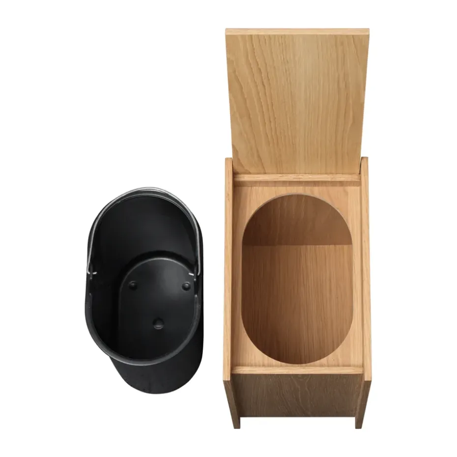 Papelera Sama , Roble, 35 L
