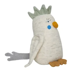 Peluche Kai parakeet, Offwhite-light mint