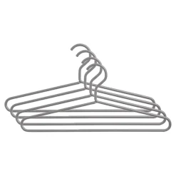 Percha Alfred, Gris claro, set de 4