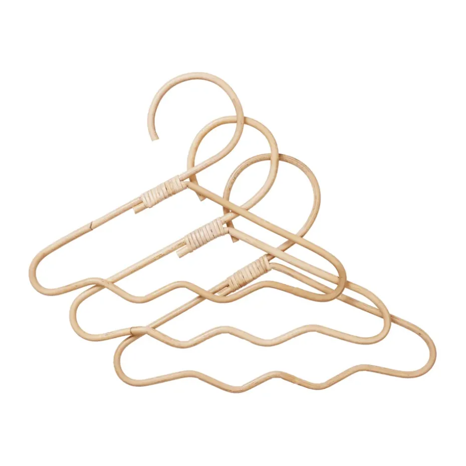 Perchas Wavi 3-pack, Natural