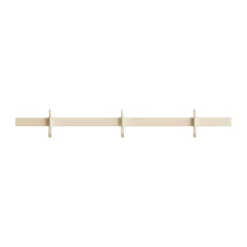 Perchero con pomos Relief small 41 cm, Fresno