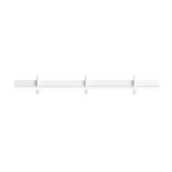 Perchero con pomos Relief small 41 cm, Blanco