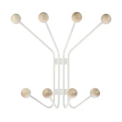 Perchero de pared Bill S, blanco