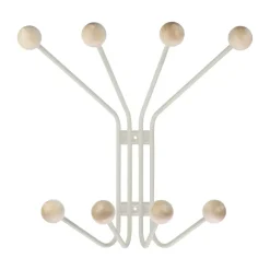 Perchero de pared Bill S, Greige