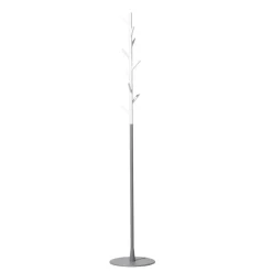 Perchero de pie Sticks, blanco-plata