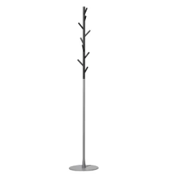 Perchero de pie Sticks, gris oscuro-plata