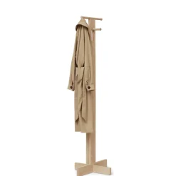 Perchero Foyer 173,3 cm, Roble blanco