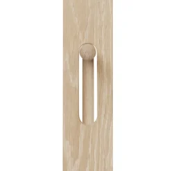 Perchero Foyer 173,3 cm, Roble blanco