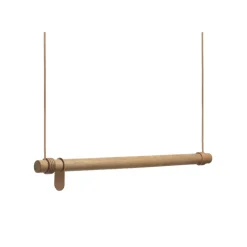 Perchero Swing, Oak natural, l, cordón natural