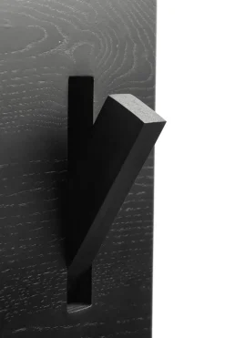 Perchero Utilitile wall hanger, Lackad ek-black-large