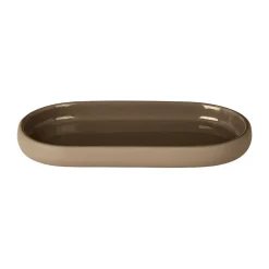 Plato de cerámica Sono 10x19 cm, Beige
