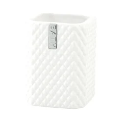 Portacepillos de dientes Marion 10,5 cm, White-silver