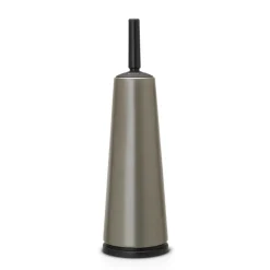 Portaescobillas de inodoro ReNew Brabantia, platino