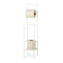 Portarrollos para papel higiénico Dora, White