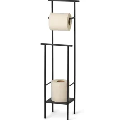Portarrollos para papel higiénico Dora, Black