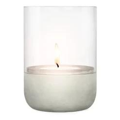 Portavelas Calma Ø10 cm, Light grey