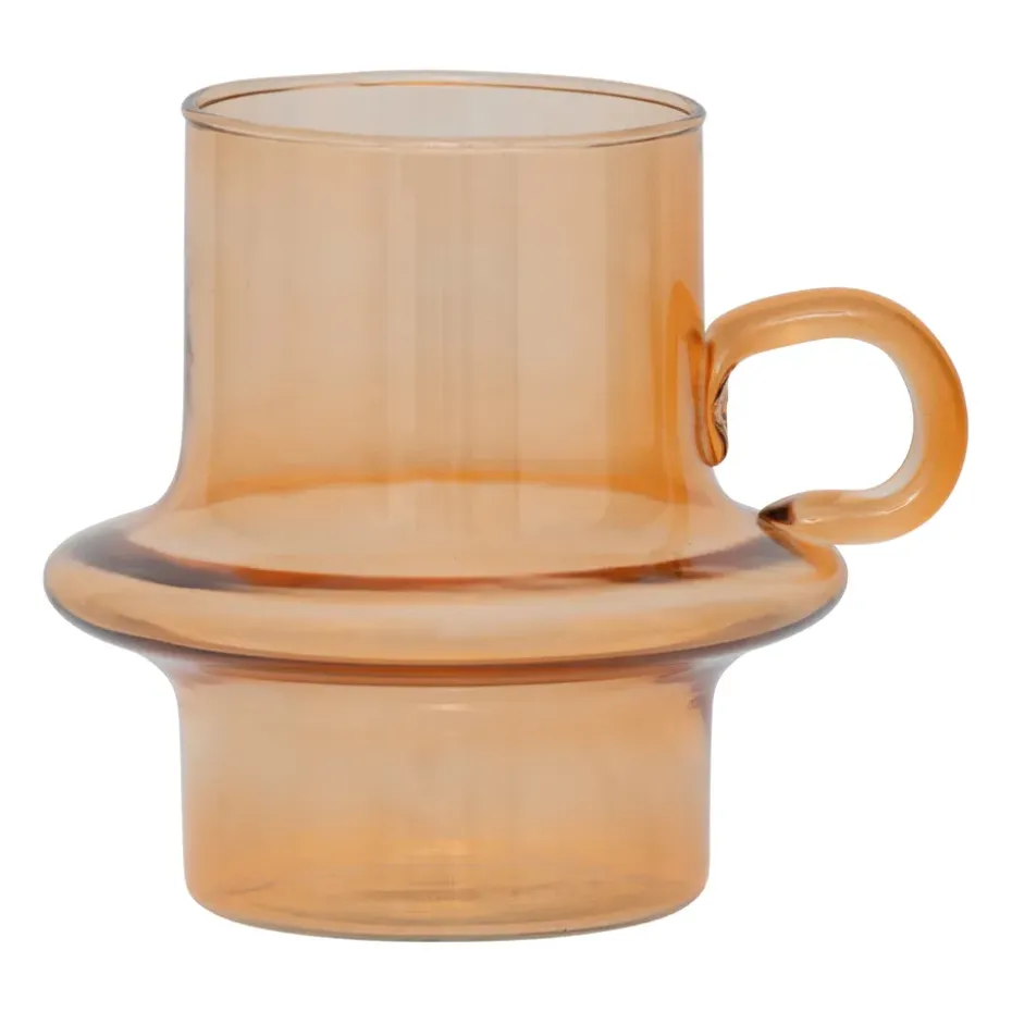 Portavelas Colorato Ø14 cm, Apricot nectar