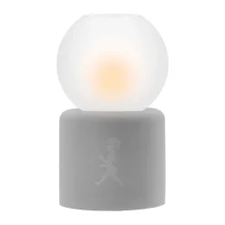 Portavelas Globe Ø9,5x17 cm, Gris claro