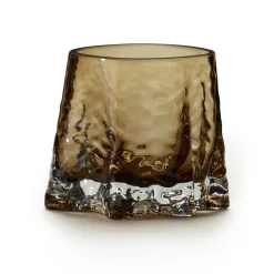 Portavelas Gry Ø8 cm, Cognac