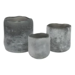 Portavelas Halde 12 cm, gris