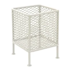 Portavelas Haru, Pearl white, 31 cm