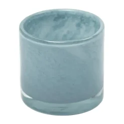 Portavelas Nilla 10 cm, Azul claro