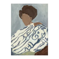 Póster Blue Curls, 30x40 cm
