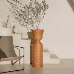 Recipiente para plantas Agnes, Natural, tall