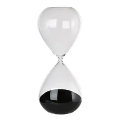 Reloj de arena Ball L 38 cm, Negro