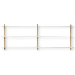 Repisa Nivo D, Roble claro-blanco