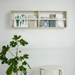 Revistero Norr 120 cm, roble