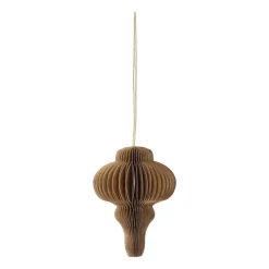 Set de 4 bolas de Navidad Spira, Crudo