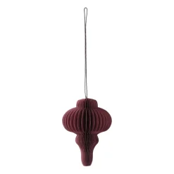 Set de 4 bolas de Navidad Spira, Rojo