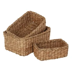 Set de 3 cajas Esther, Natural