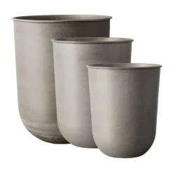 Set de 3 macetas Out, Beige