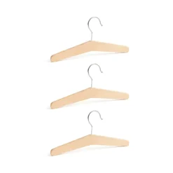Set de 3 perchas Saga blonde, Haya