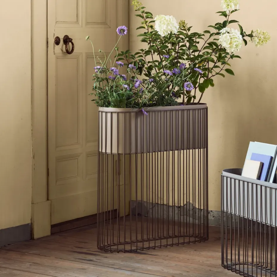 Set de jardineras Fenja, Simply taupe warm grey