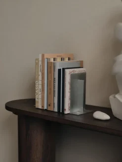 Soportes para libros Lager, 2-pack, Aluminium