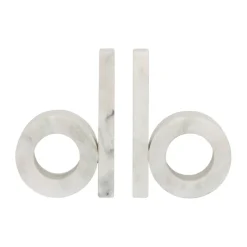 Sujetalibros Orlin 2-pack, Mármol