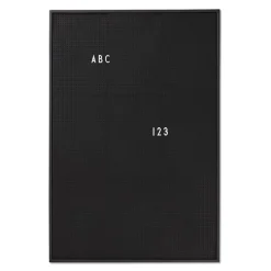 Tablón de letras A2 Design Letters, negro