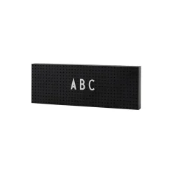 Tablón de letras Design Letters pequeño, negro