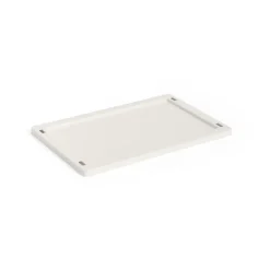 Tapa pequeña Colour Crate plastic, Off white