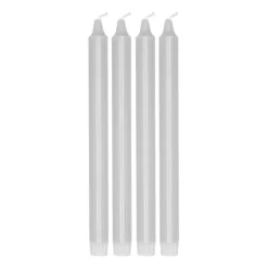 Vela Ambiance 27 cm, 4 unidades, Icy Grey