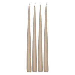 Vela cónica Atmosphere 32 cm, 4 unidades, Sand