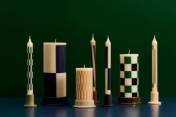 Vela gruesa Column Candle small 15 cm, Cream-sand