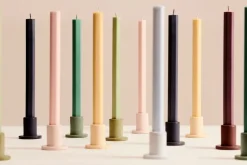 Vela Hexagon Candle mix 4-pack, Pastel