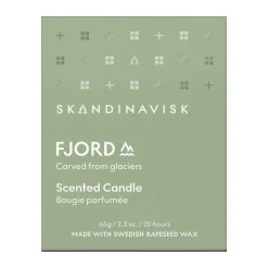 Vela perfumada con tapa Fjord, 65 g