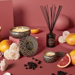 Vela perfumada Maison Noir Mini Tin 25 horas, Pink Citron Grapefruit