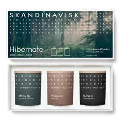Vela perfumada mini Hibernation set de regalo, 3 piezas