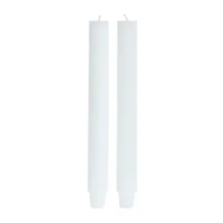 Velas Livissia 24,5 cm, 2-pack, Blanco